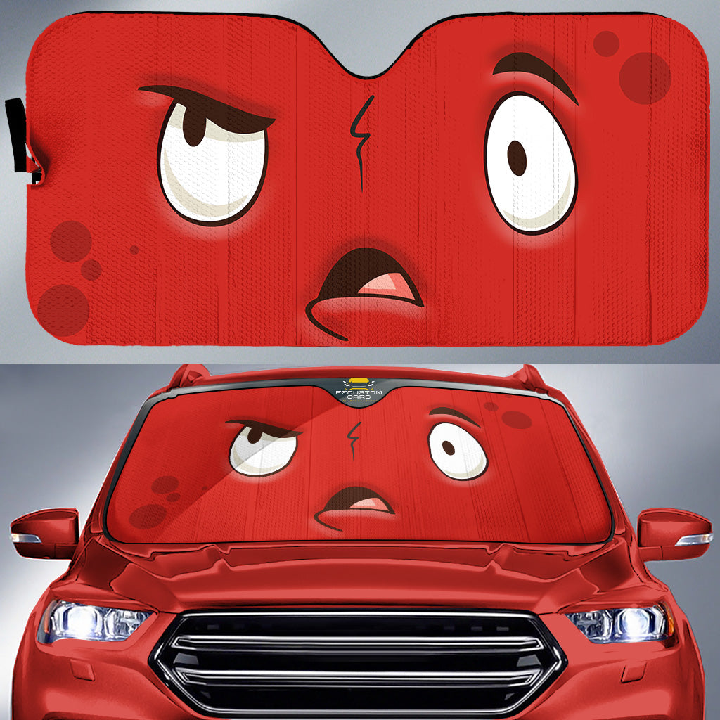 Unexpected Cartoon Eyes Car Sun Shade Custom Car Accessories