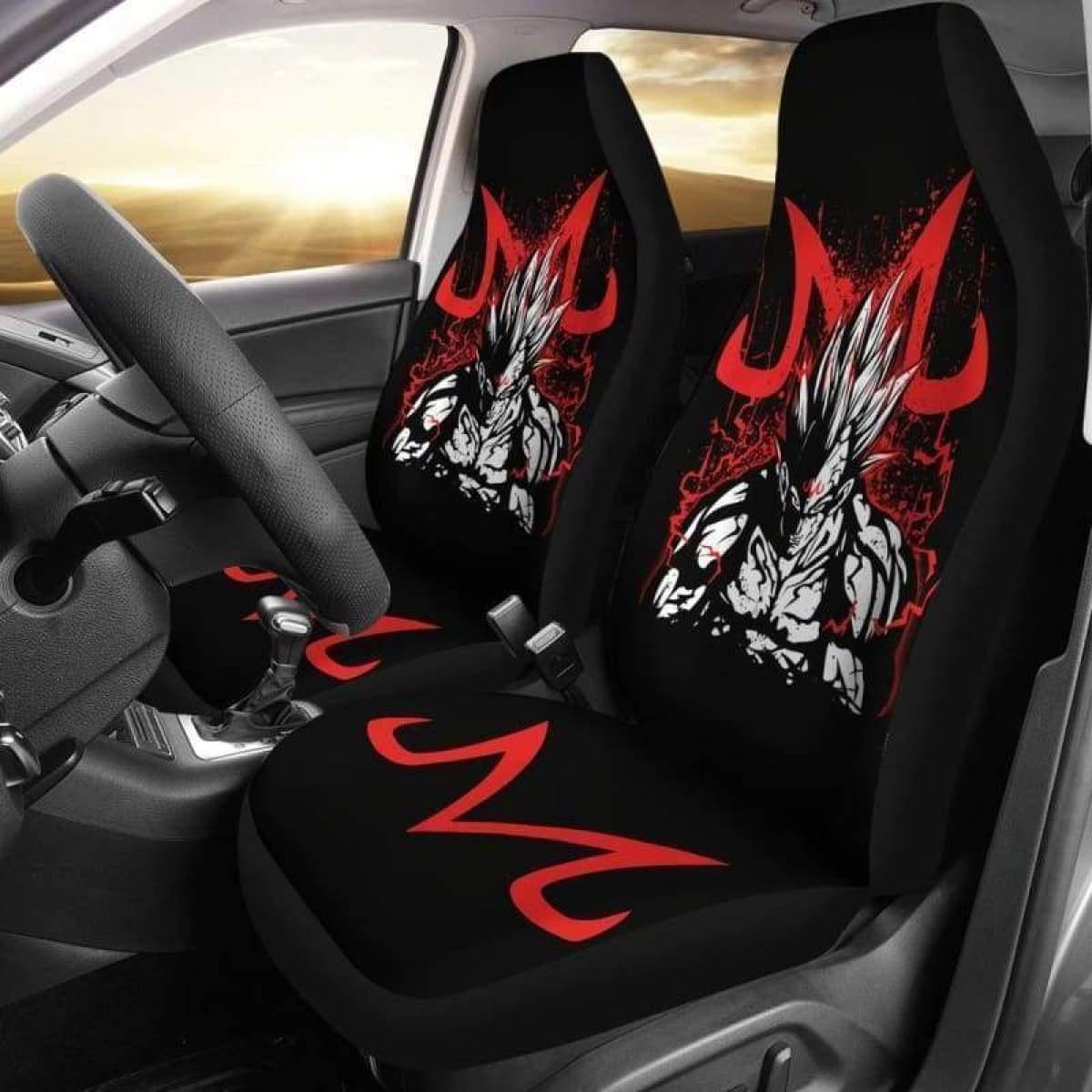 Vegeta Car Seat Covers Dragon Ball Z Car Accessories Majin Anime