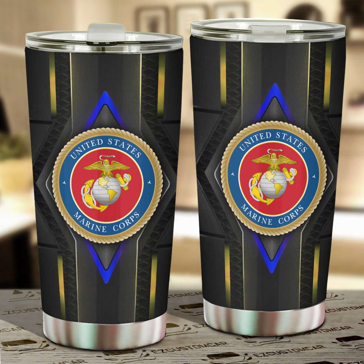 US Marine Corps Tumbler Travel Mug