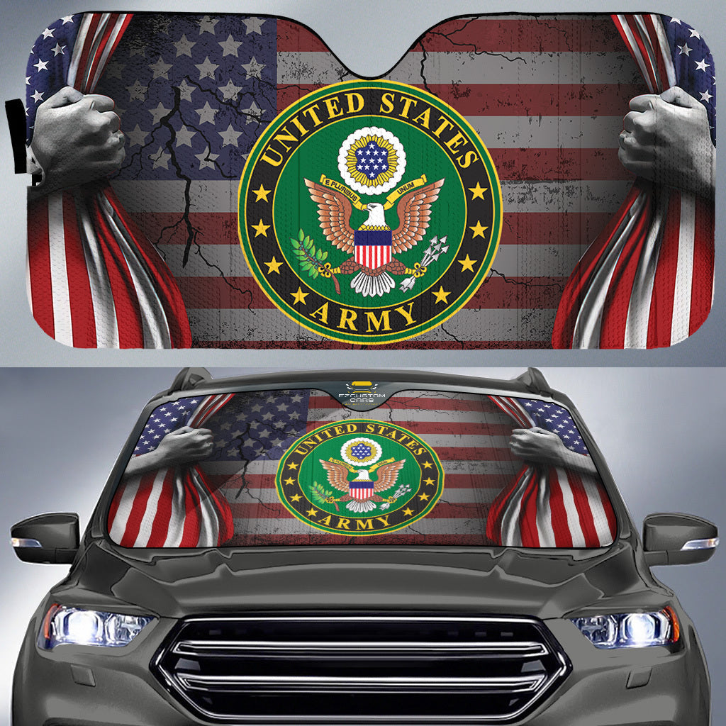 US Army Custom Car Sun shade