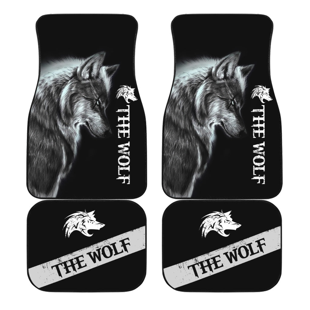 The Wolf Car Floor Mats Custom Animal Car Accessories