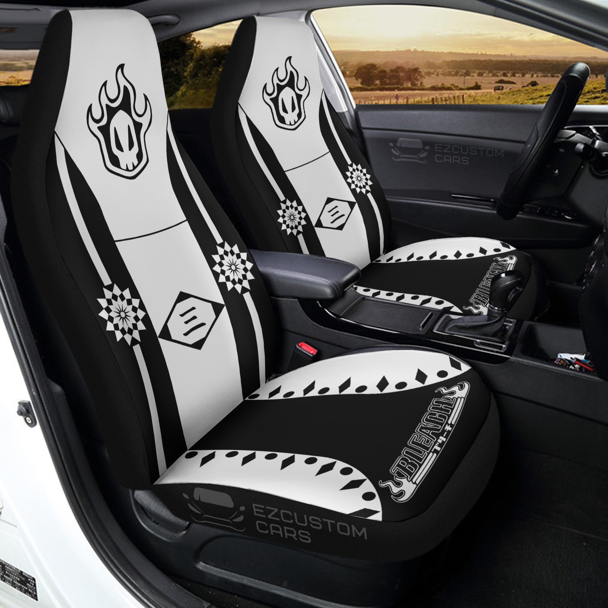 Third Division Bleach Car Accessories Custom Anime Car Seat Cover