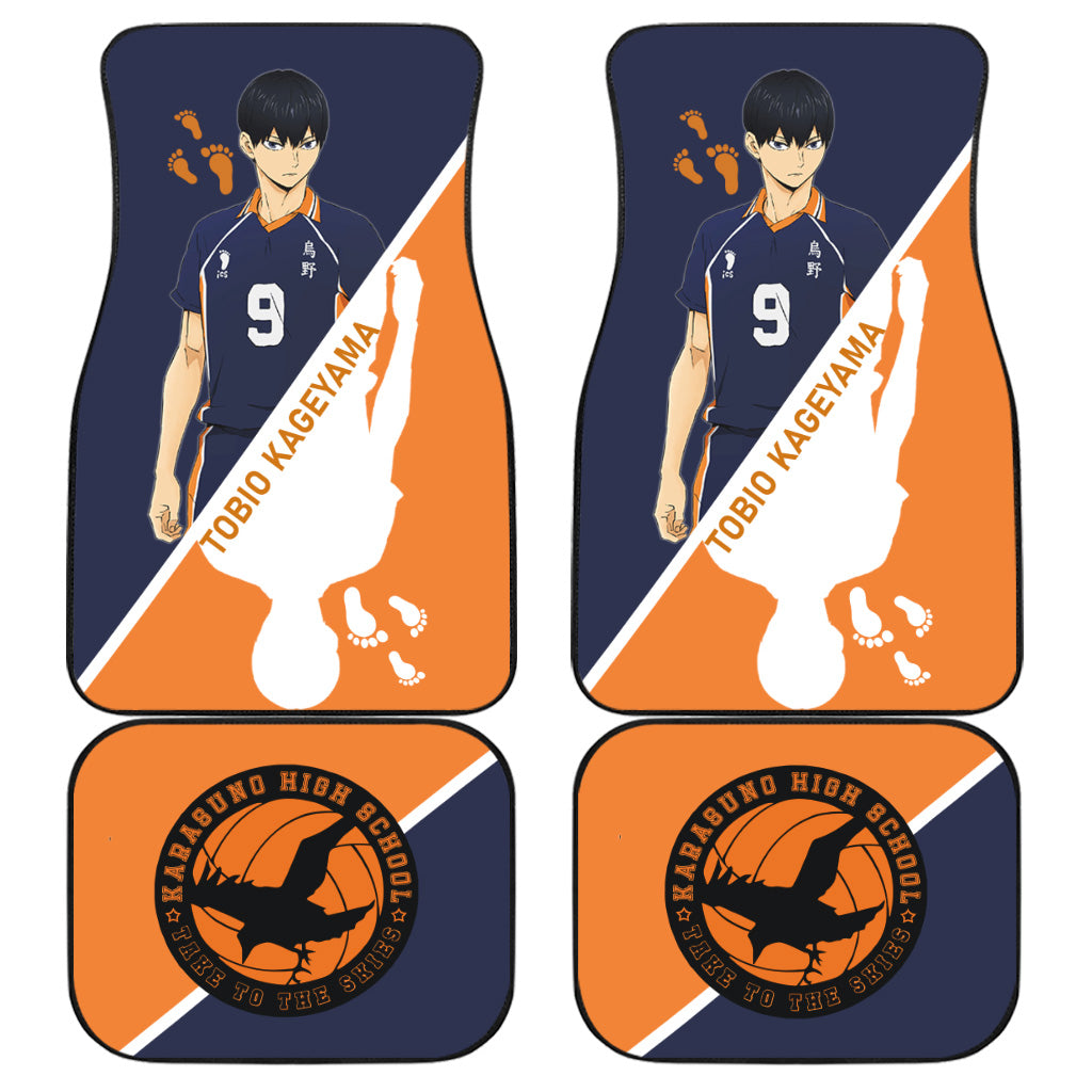 Tobio Car Floor Mats Custom Anime Haikyuu Car Accessories