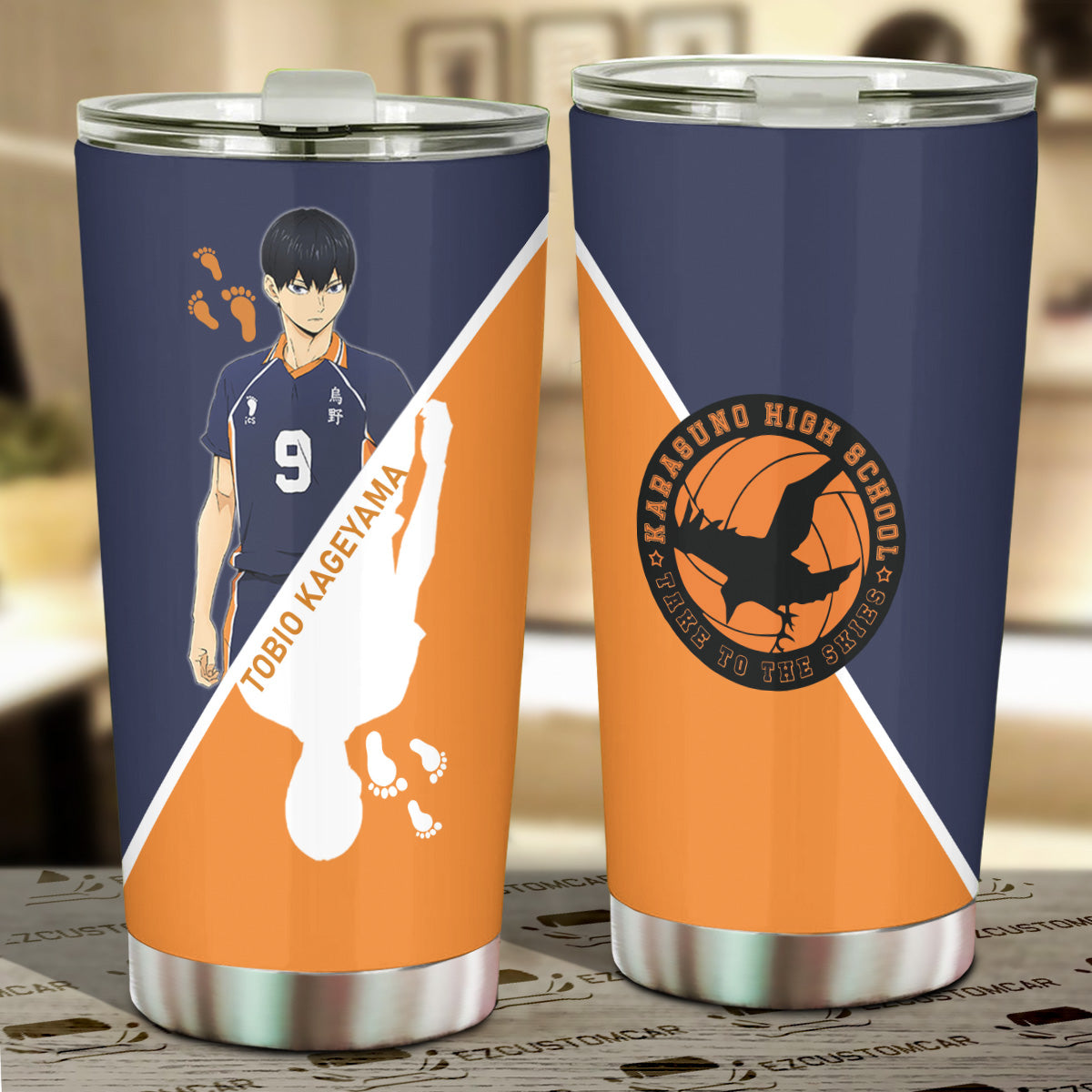 Tobio Car Tumbler Cup Custom Anime Haikyuu Car Accessories