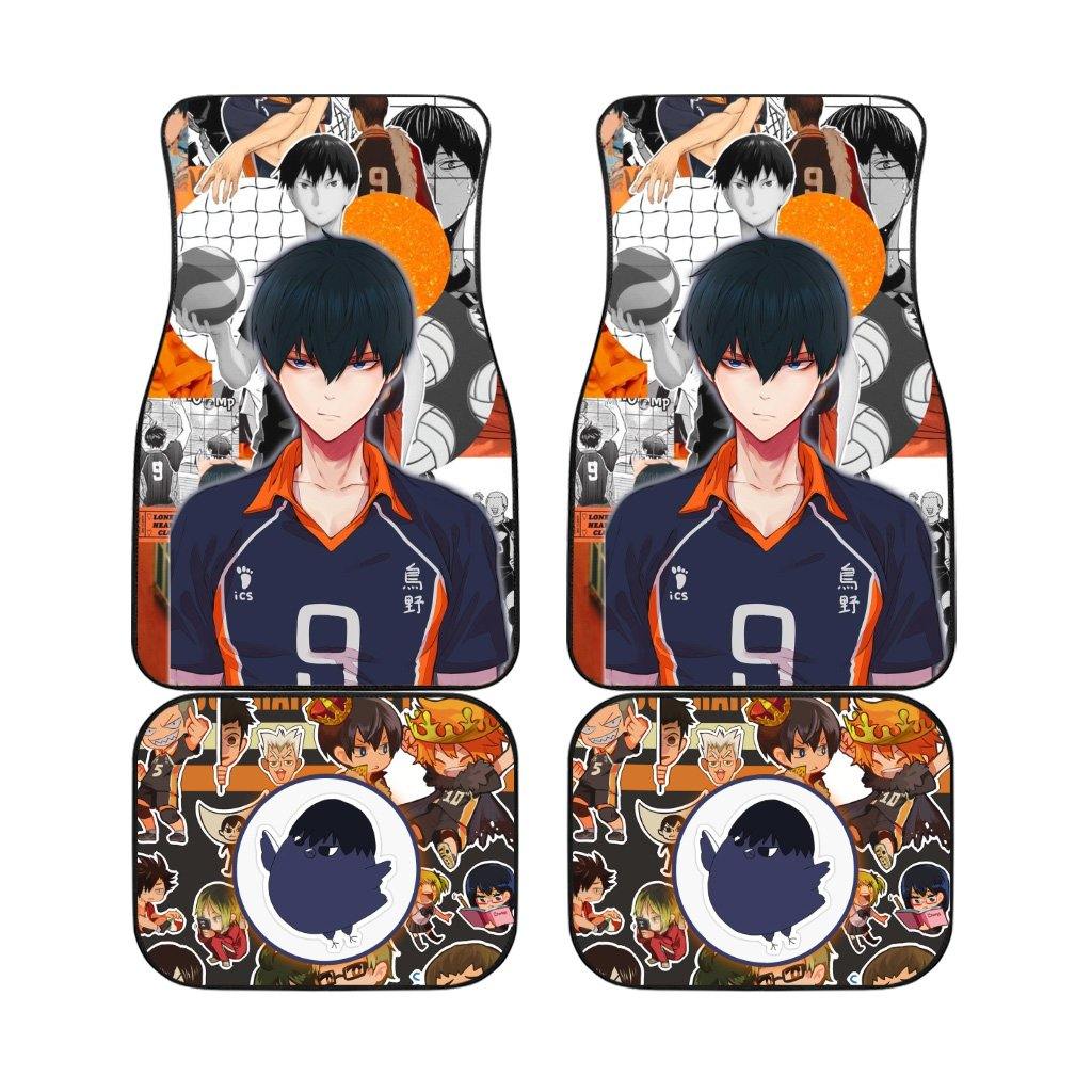 Tobio Kageyama Car Floor Mats Haikyuu Anime Car Accessories