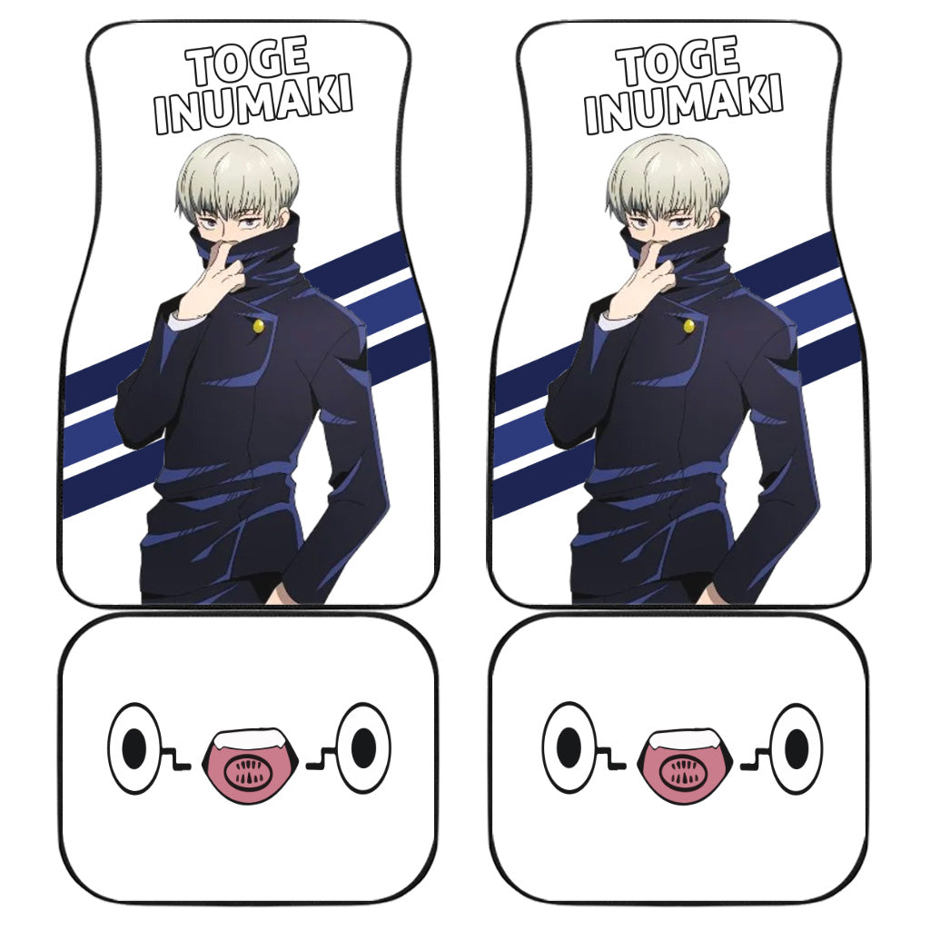 Toge Car Floor Mats Custom Anime Jujutsu Kaisen Car Accessories