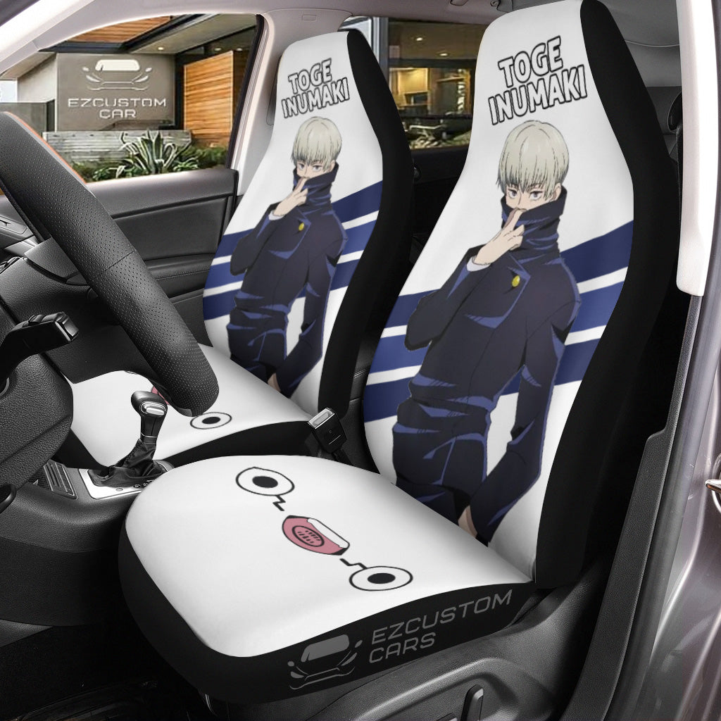 Toge Car Seat Covers Custom Anime Jujutsu Kaisen Car Accessories