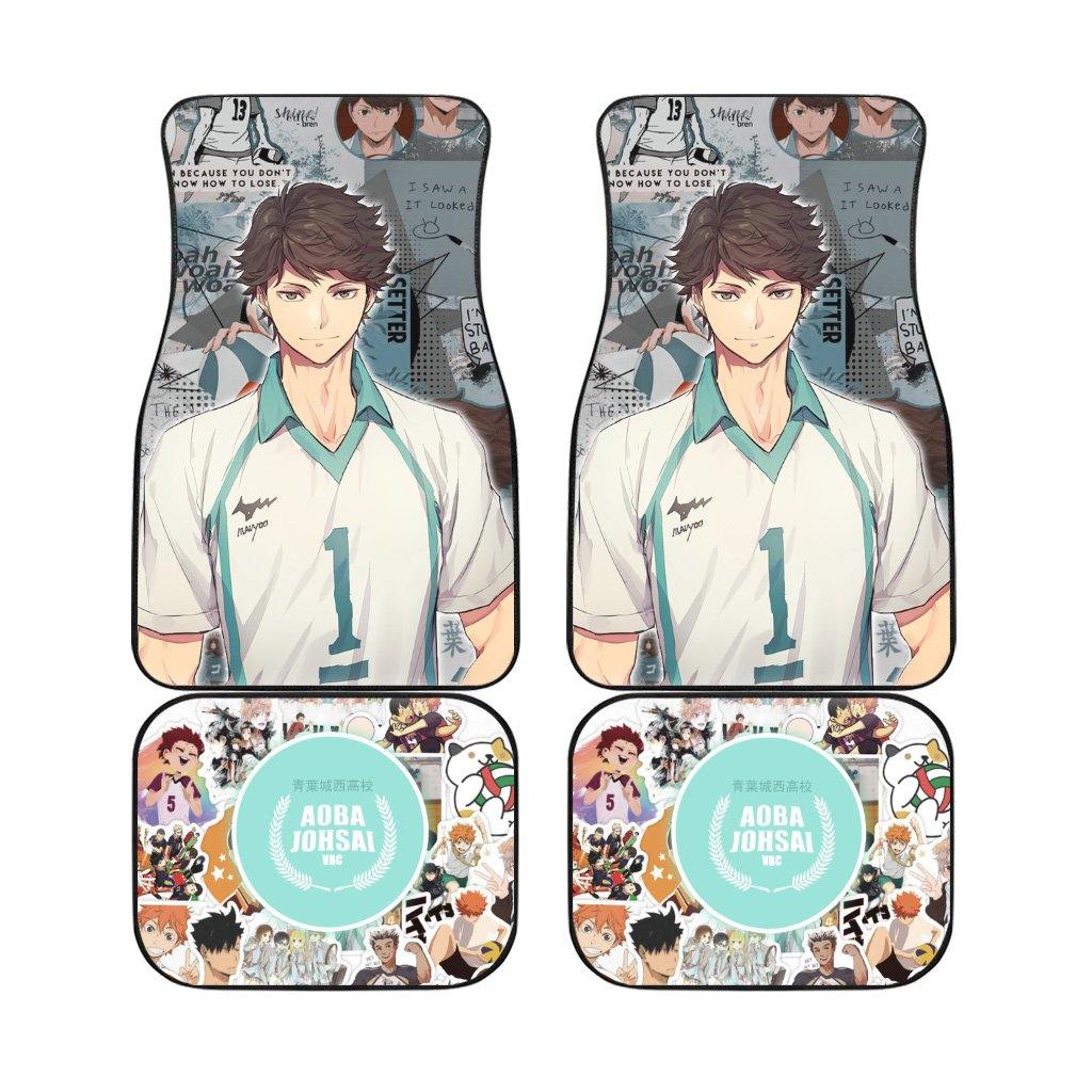 Tohru Oikawa Car Floor Mats Haikyuu Anime Car Accessories