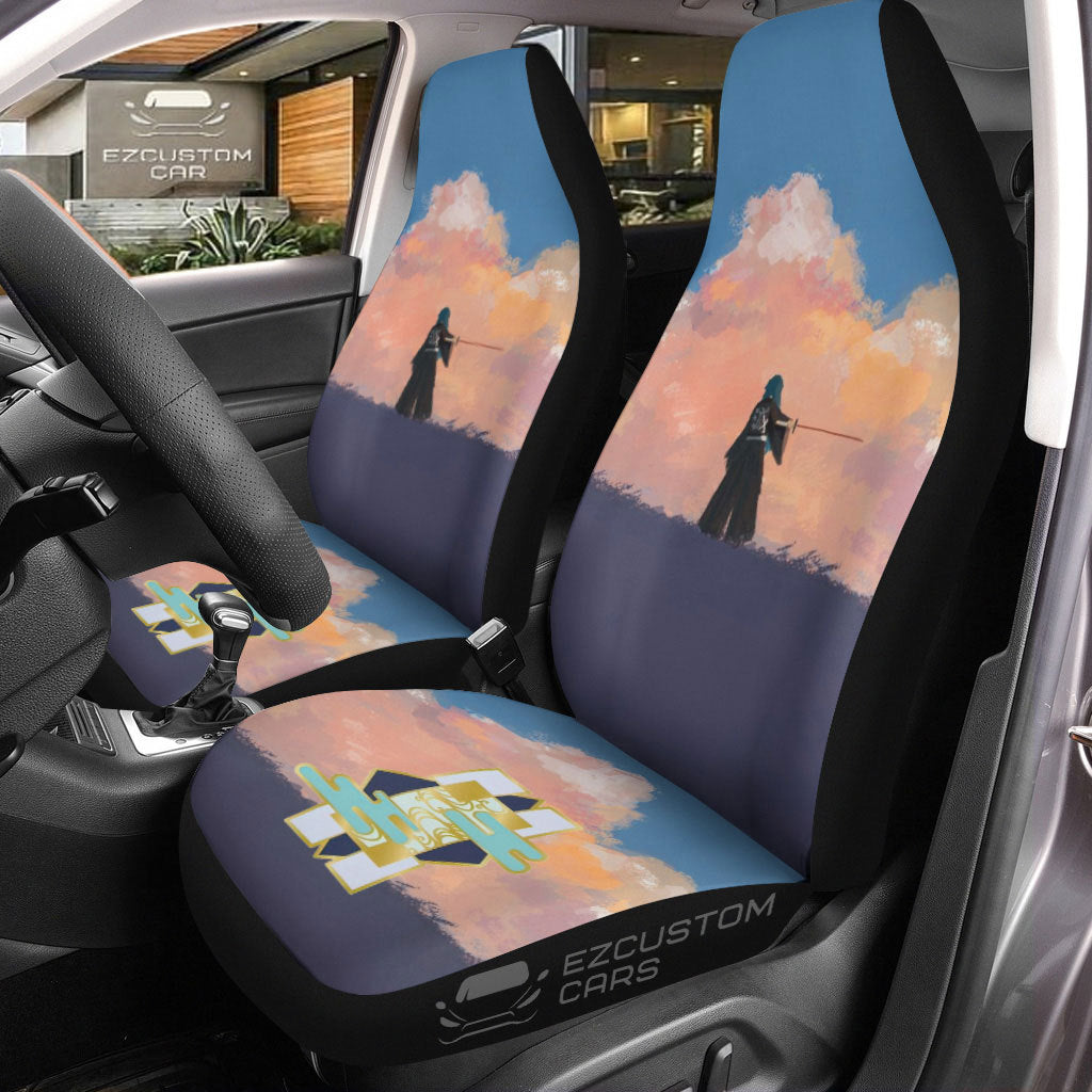 Tokito Kimetsu Car Seat Covers Demon Slayer Anime Car Accessories