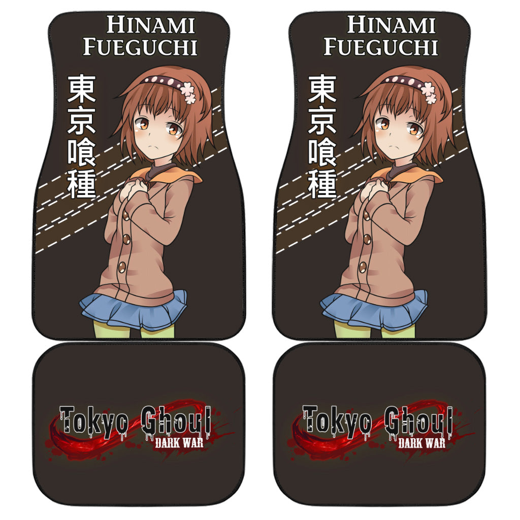 Tokyo Ghoul Car Accessories Anime Car Floor Mats Hinami Fueguchi