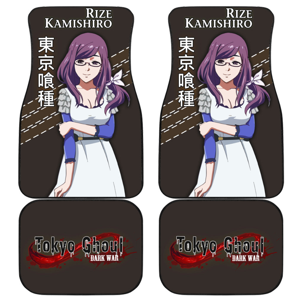 Tokyo Ghoul Car Accessories Anime Car Floor Mats Rize Kamishiro