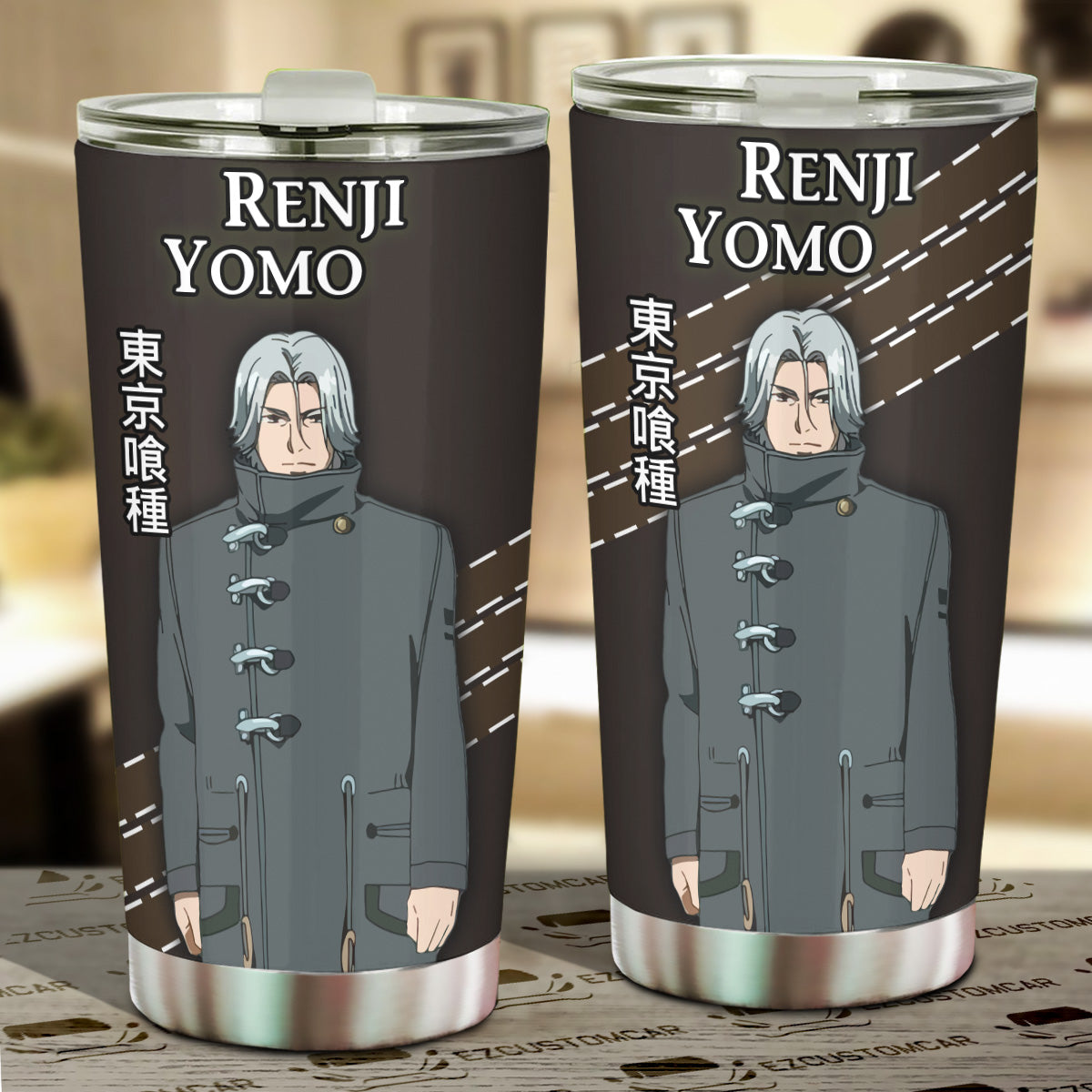 Tokyo Ghoul Car Accessories Anime Car Tumblers Cup Renji Yomo