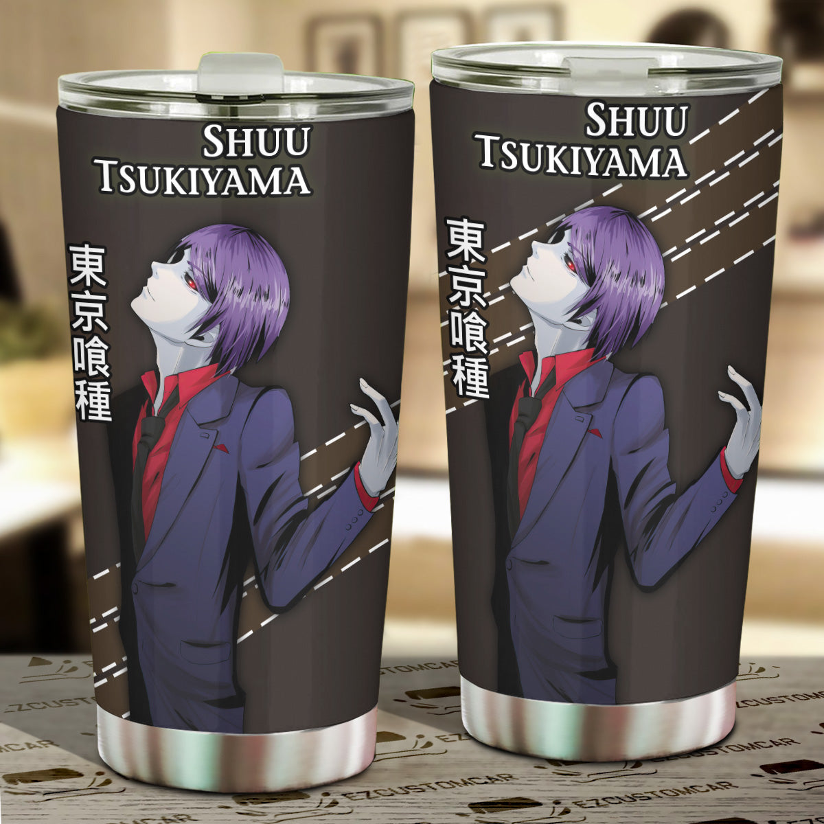 Tokyo Ghoul Car Accessories Anime Car Tumblers Cup Shuu Tsukiyama