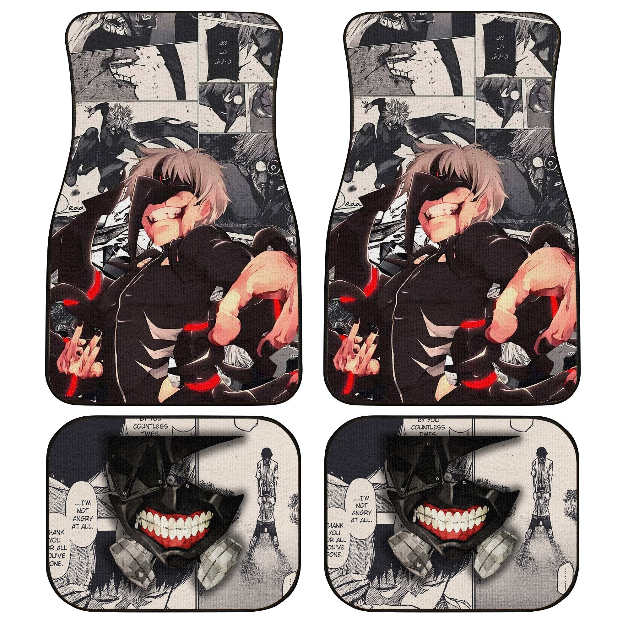 Tokyo Ghoul Ken Kaneki Custom Car Floor Mats