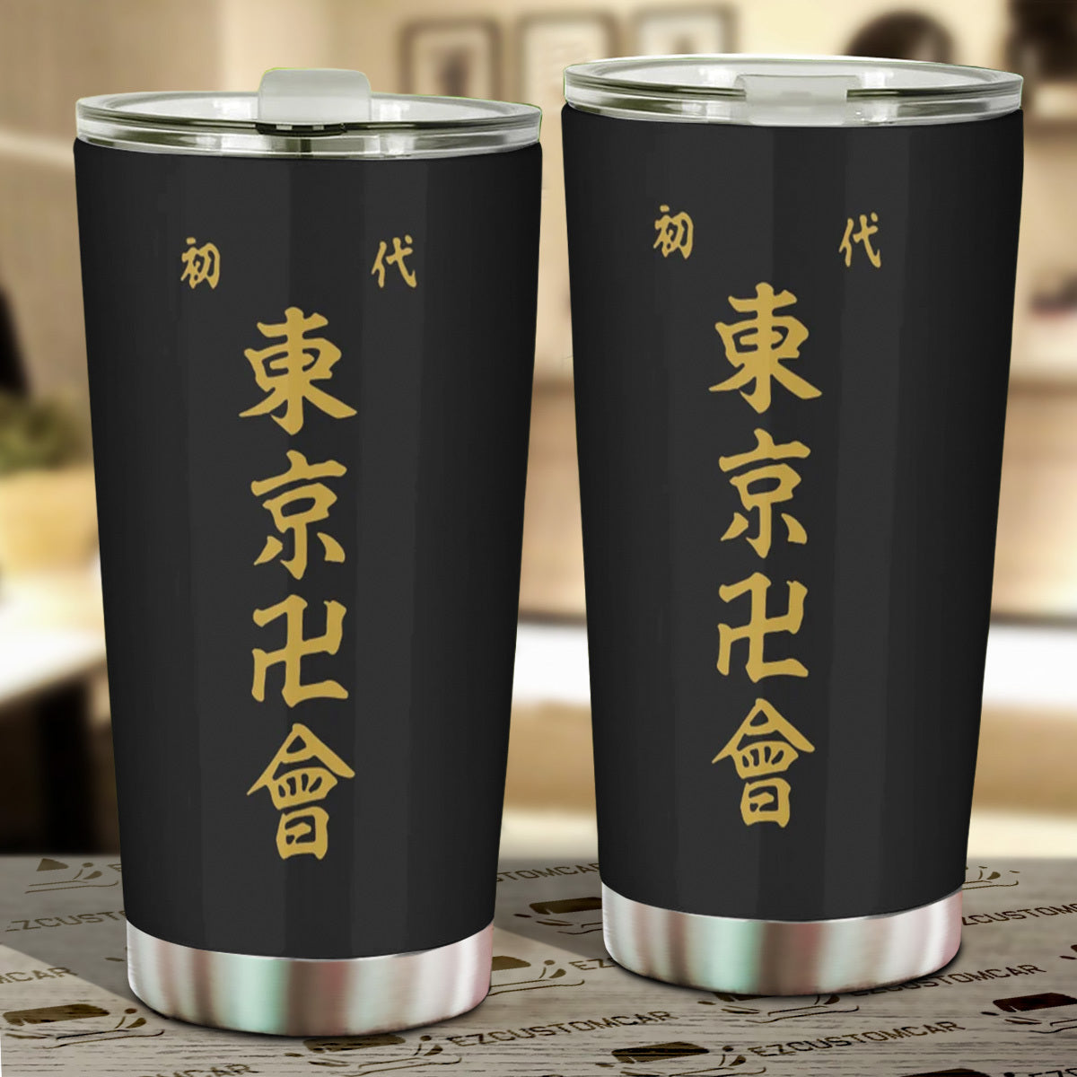 Tokyo Manji Gang Car Tumbler Cup Custom Tokyo Revenger Anime Car Accessories