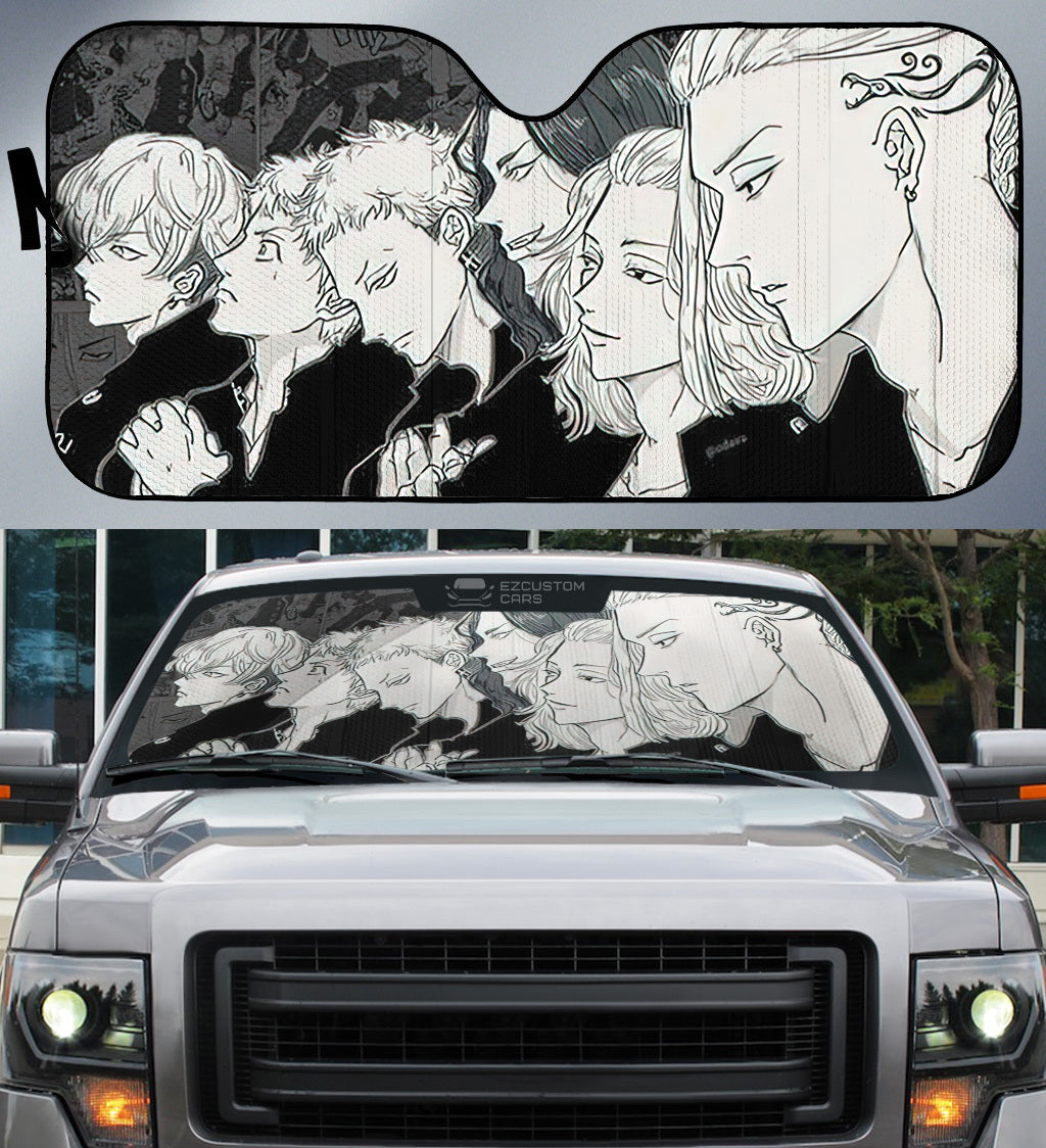 Tokyo Revenger Car Sun Shade Custom Manji Gang Car Accessories