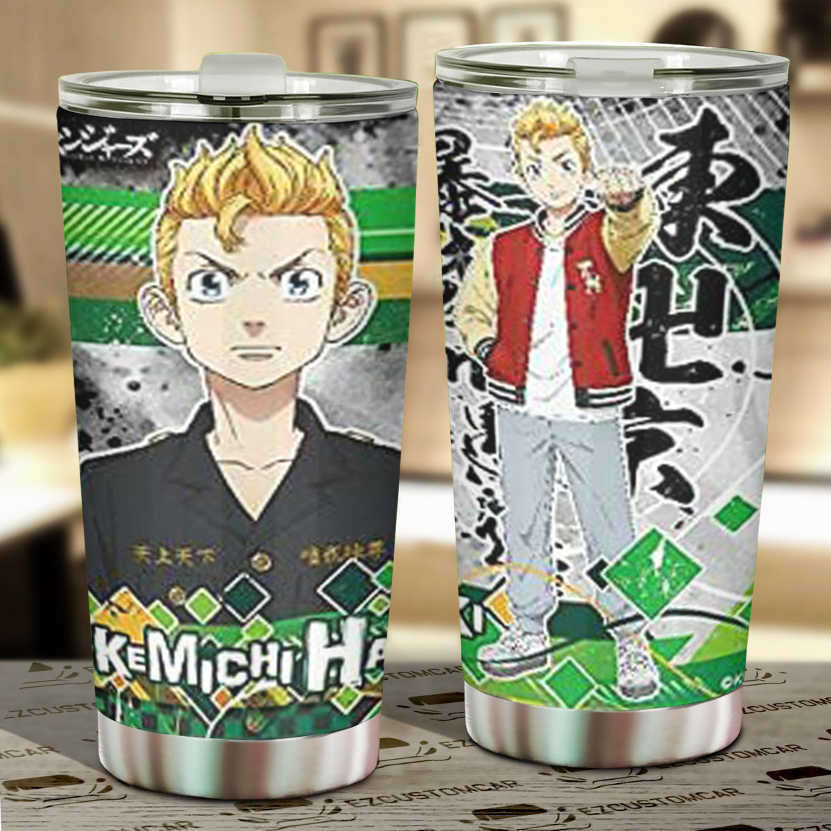 Tokyo Revenger Car Tumbler Cup Custom Takemichi Anime Car Accessories