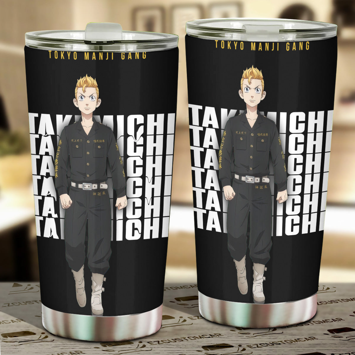 Tokyo Revenger Manji Gang Anime Car Tumbler Cup Custom Car Accessories