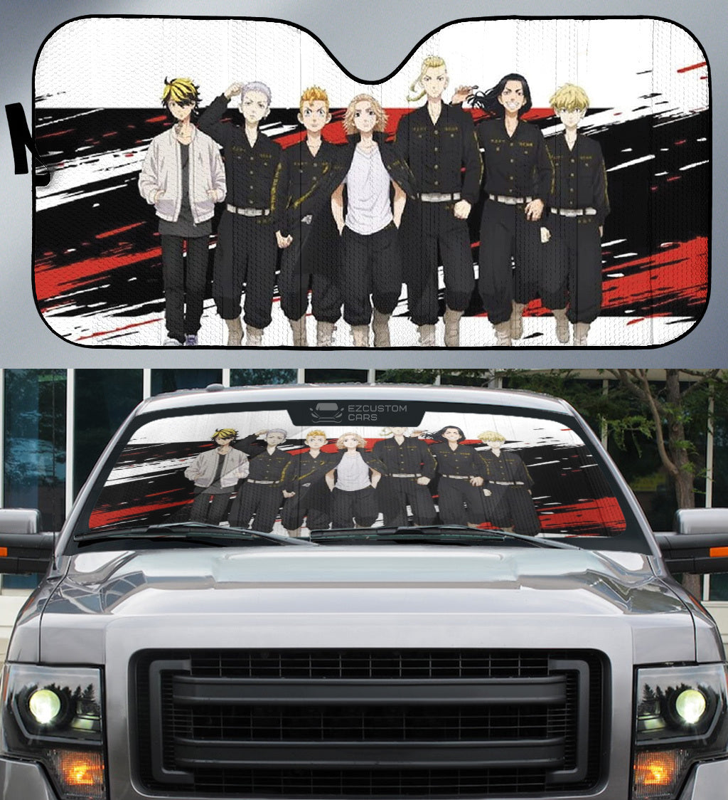 Tokyo Revenger Manji Gang Car Sun Shade Car Accessories