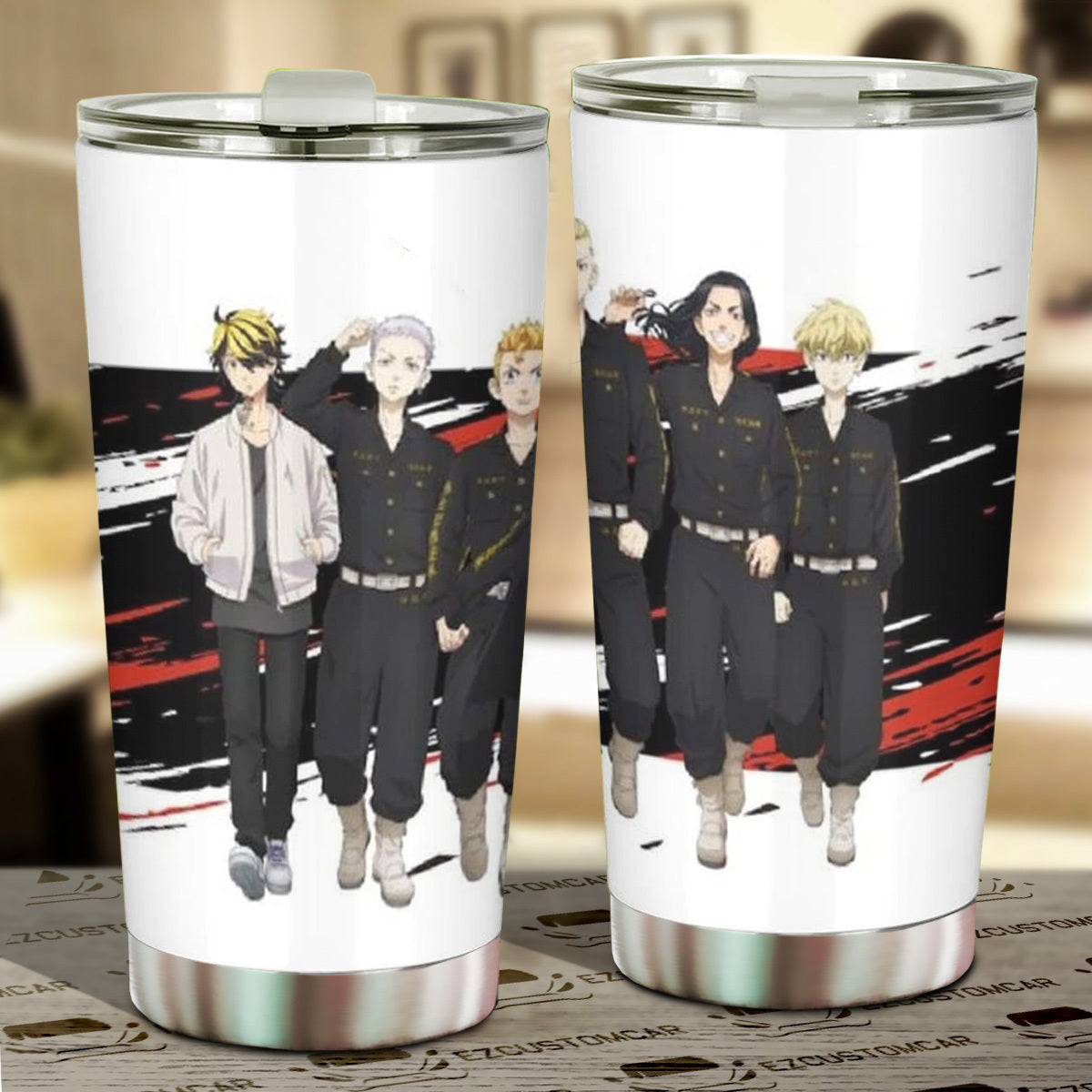 Tokyo Revenger Manji Gang Car Tumbler Cup Car Accessories