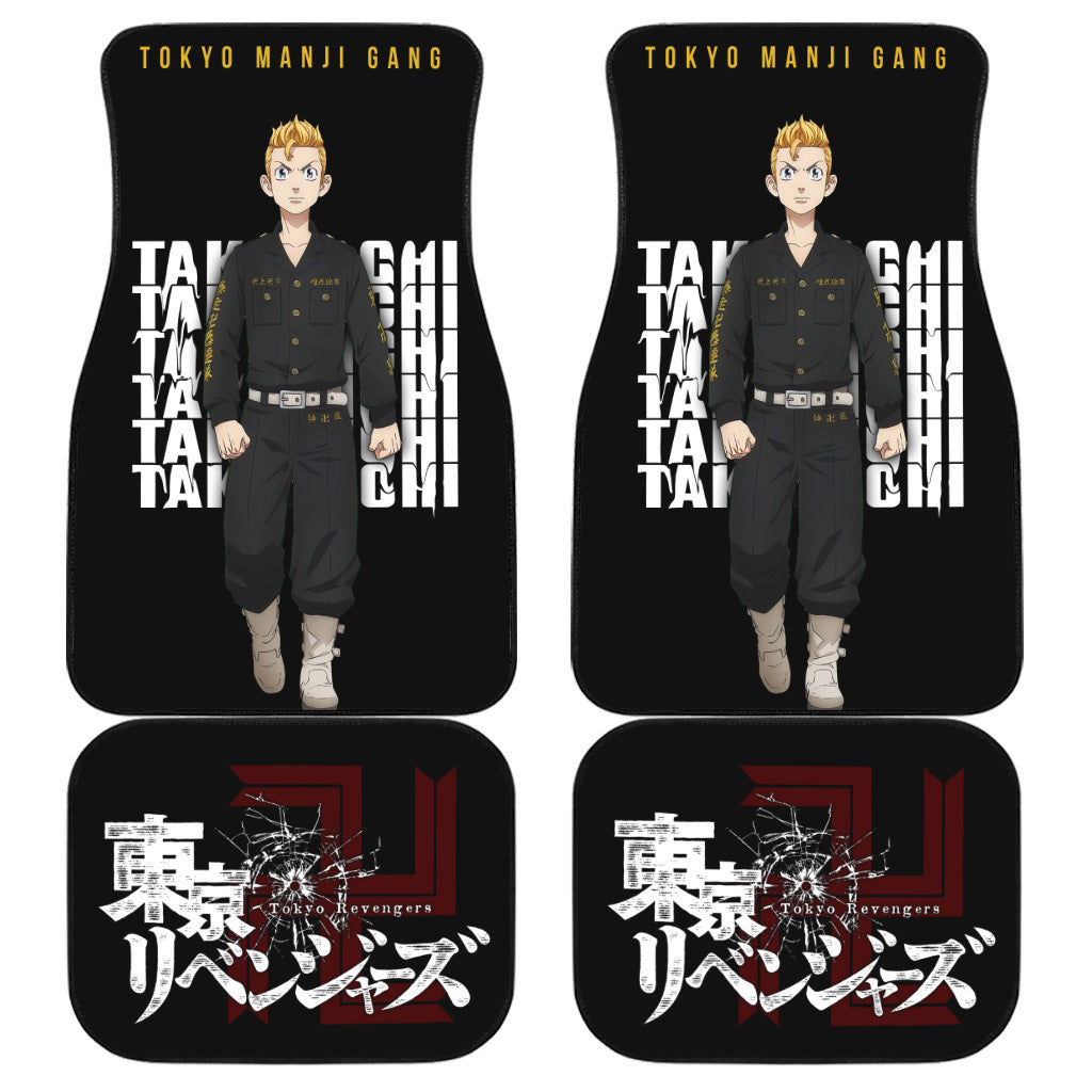 Tokyo Revengers Manji Gang Anime Car Floor Mats Custom Car Accessories