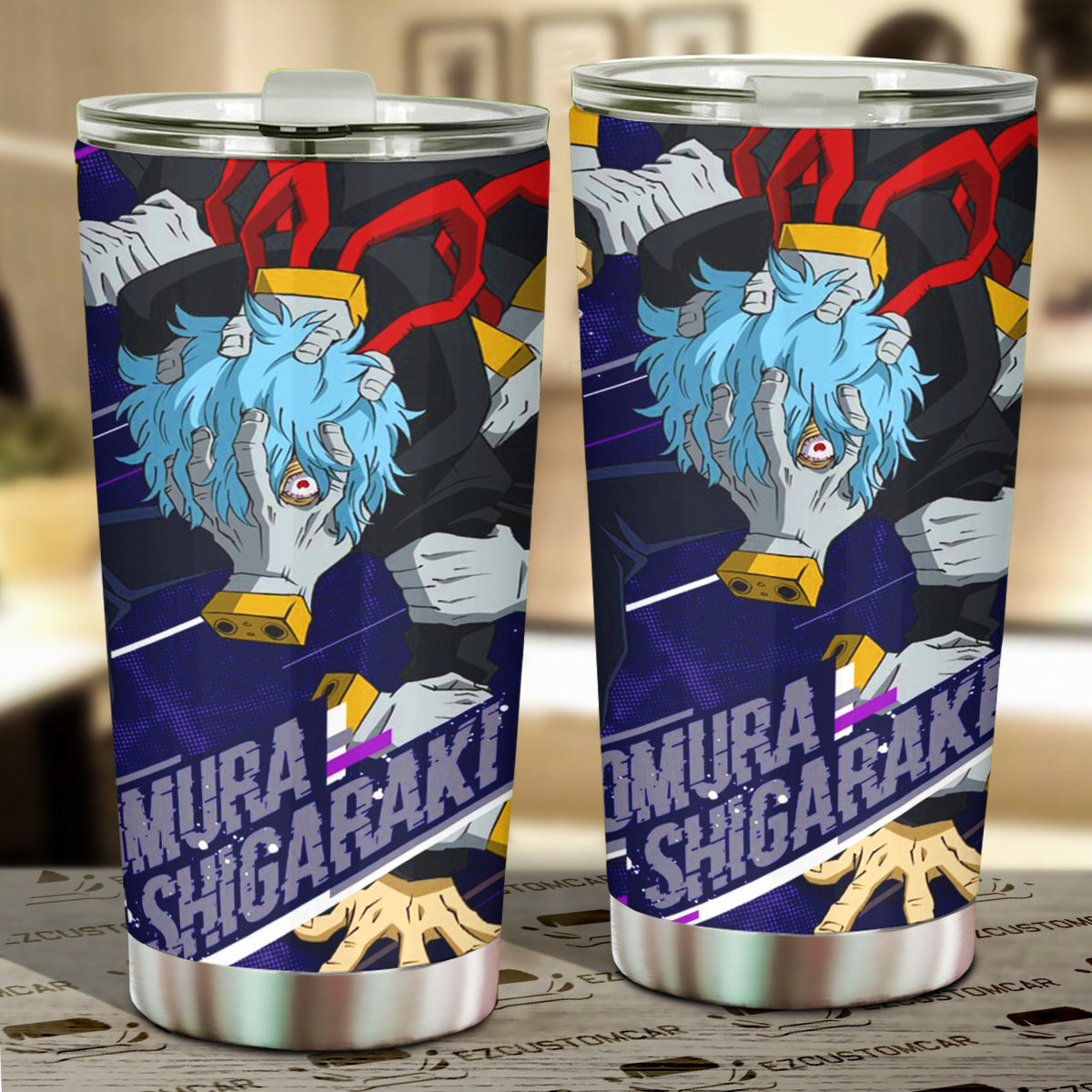 Tomura Shigaraki Car Tumbler Cup Cutsom My Hero Academia Anime Car Accessories