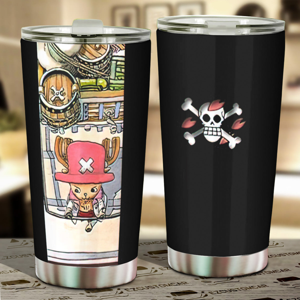 Tony Tony Chopper Car Tumbler Cup One Piece Anime Car Accessories