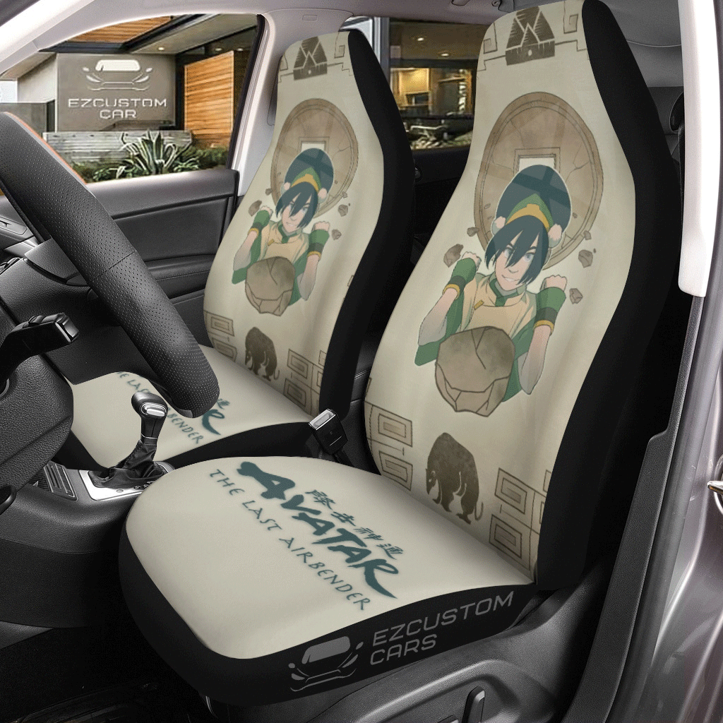 Toph Beifong Avatar Car Seat Cover Anime Car Accessories