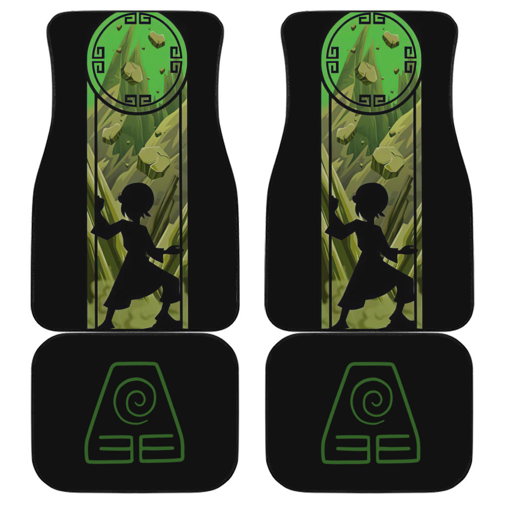 Toph Beifong Car Floor Mats Custom Avatar: The Last Airbender Anime Car Accessions