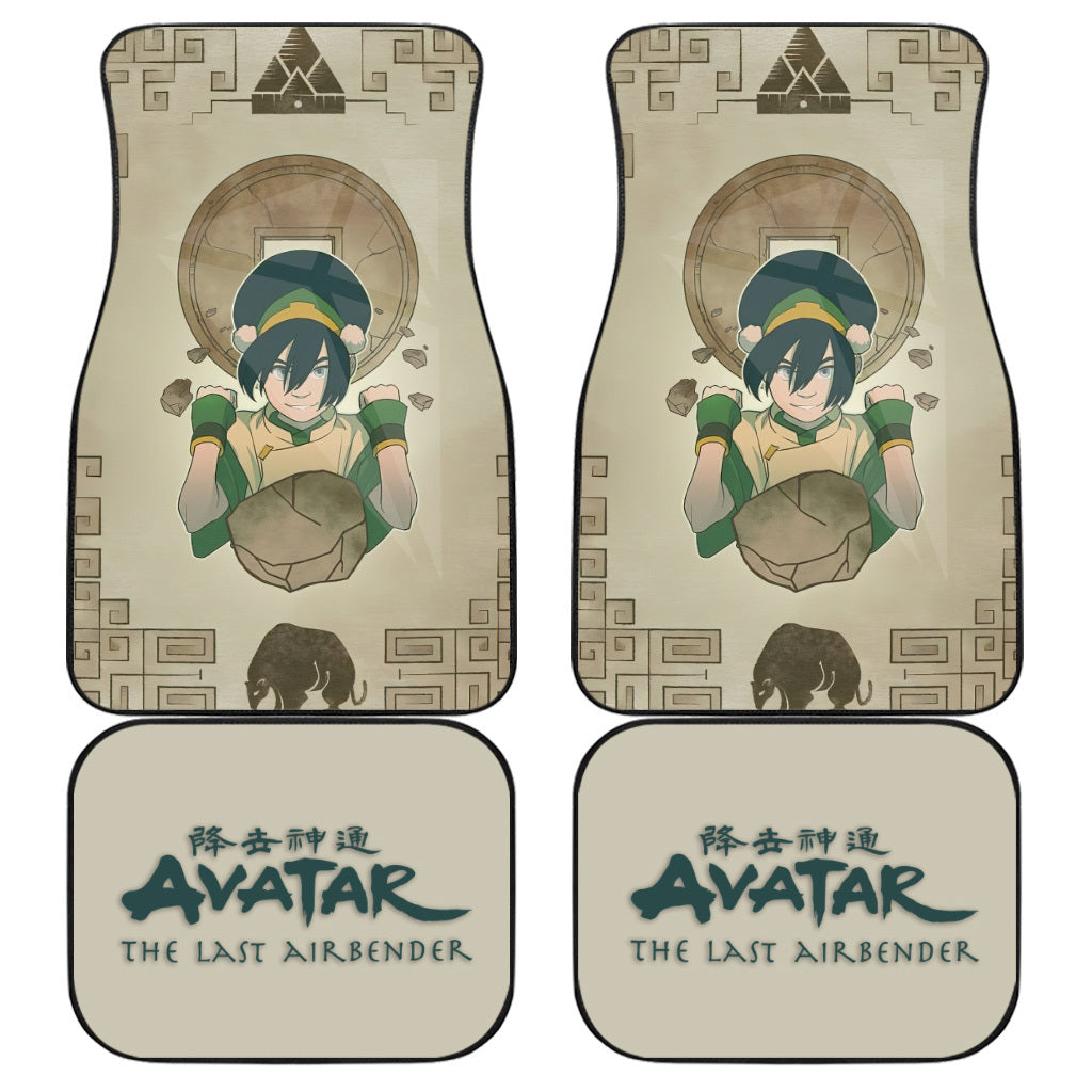 Toph Beifong Car Floor Mats Custom Avatar: The Last Airbender Anime