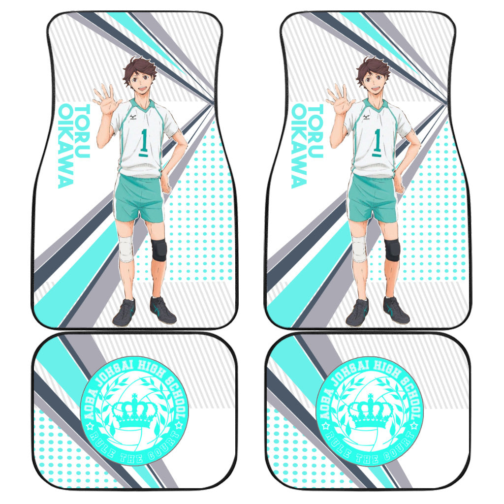 Toru Oikawa Car Floor Mats Custom Haikyuu Anime Car Accessories