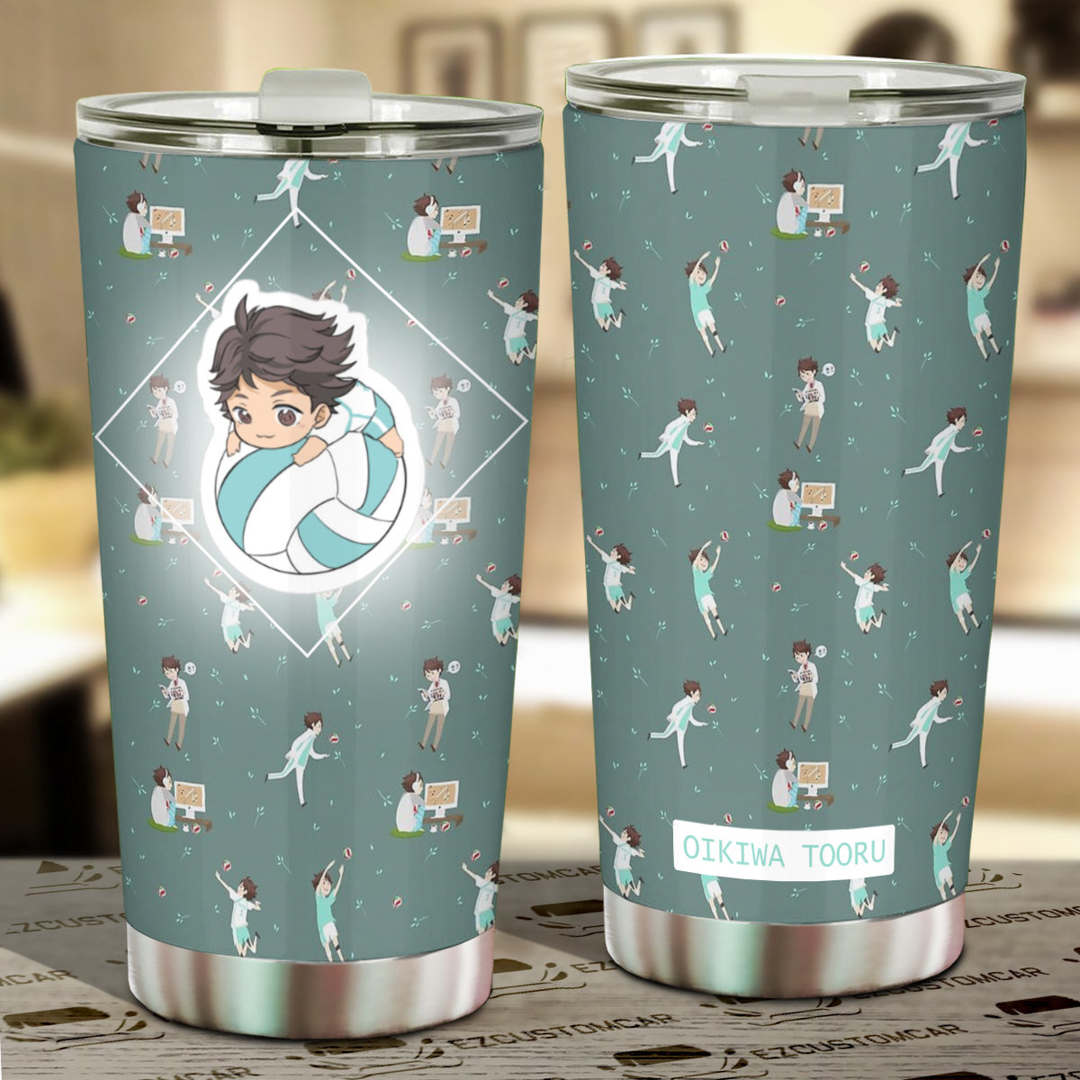 Toru Oikawa Stainless Steel Tumbler Custom Haikyuu Anime Car Accessories