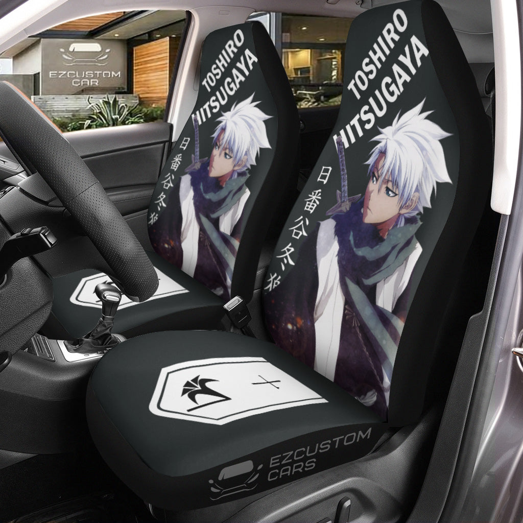 Toshiro Car Seat Covers Bleach Anime Car Accessories