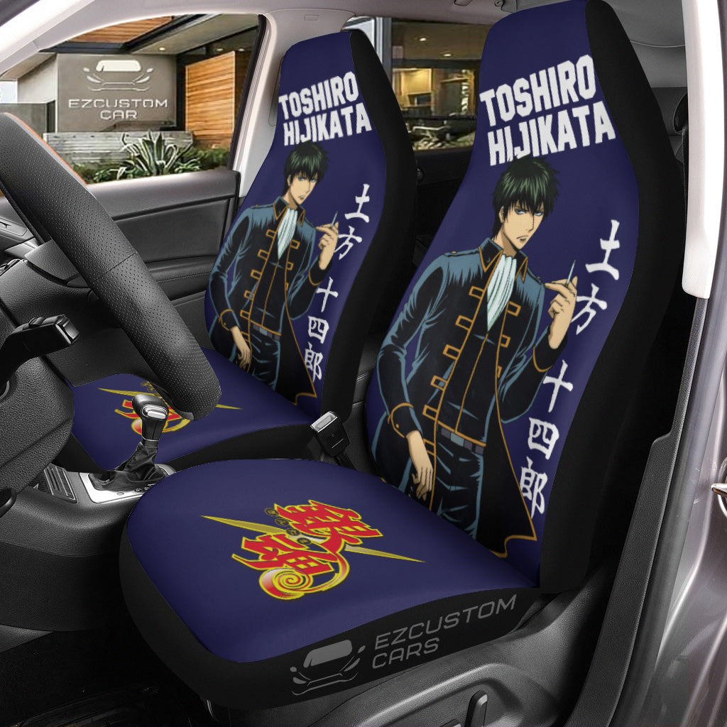 Toshiro Car Seat Covers Gintama Anime Car Accessories