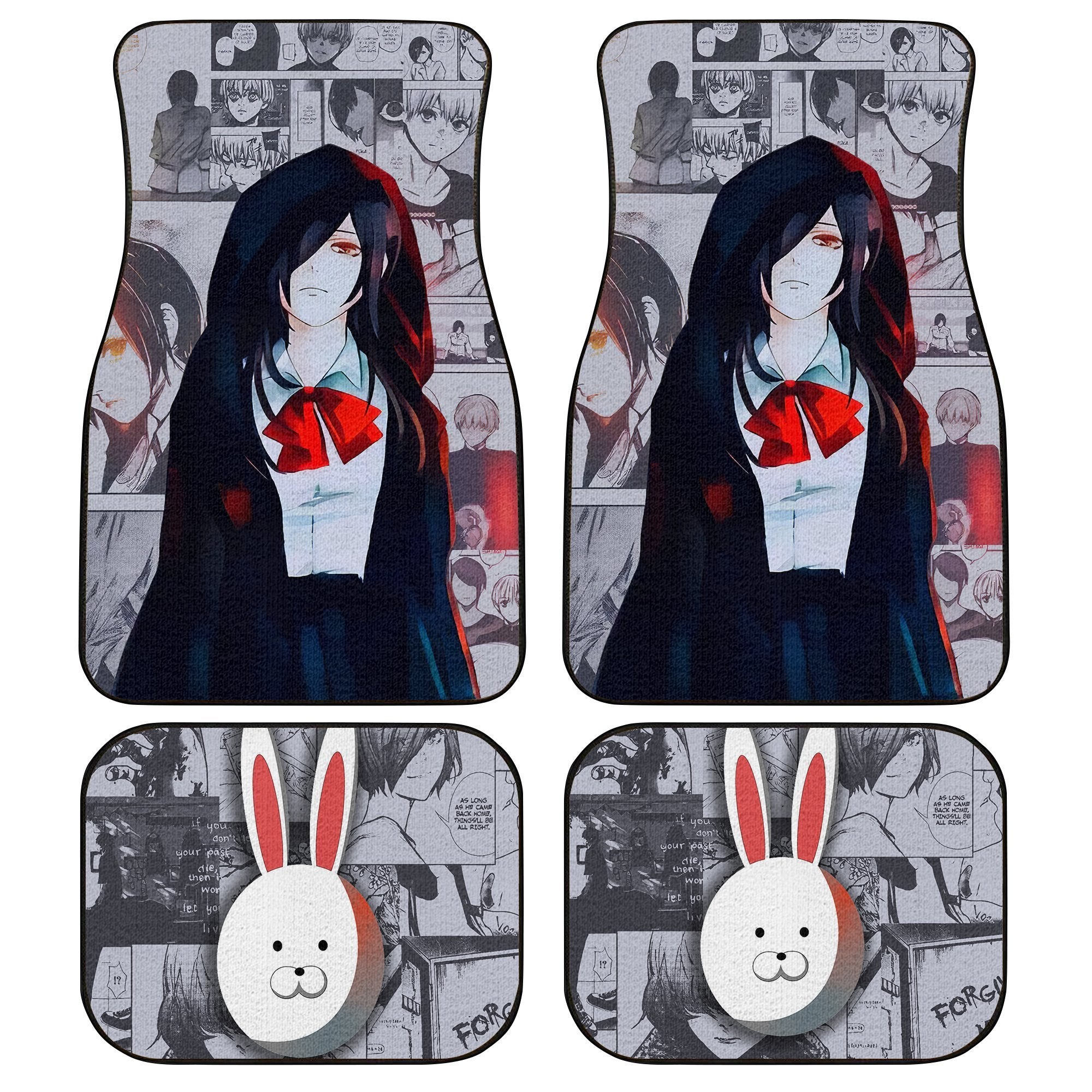 Touka Kirishima Custom Tokyo Ghoul Car Floor Mats