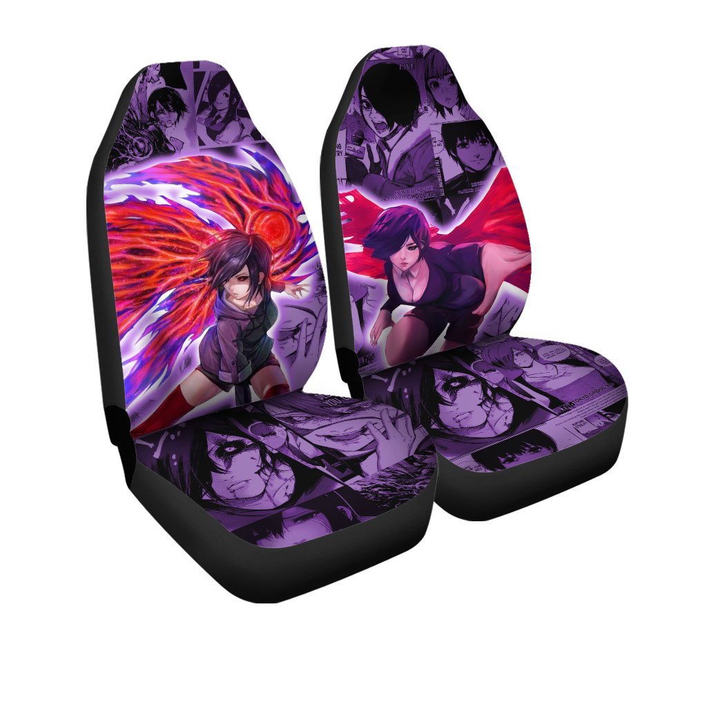 Touka Kirishima Tokyo Ghoul Custom Print Car Seat Covers