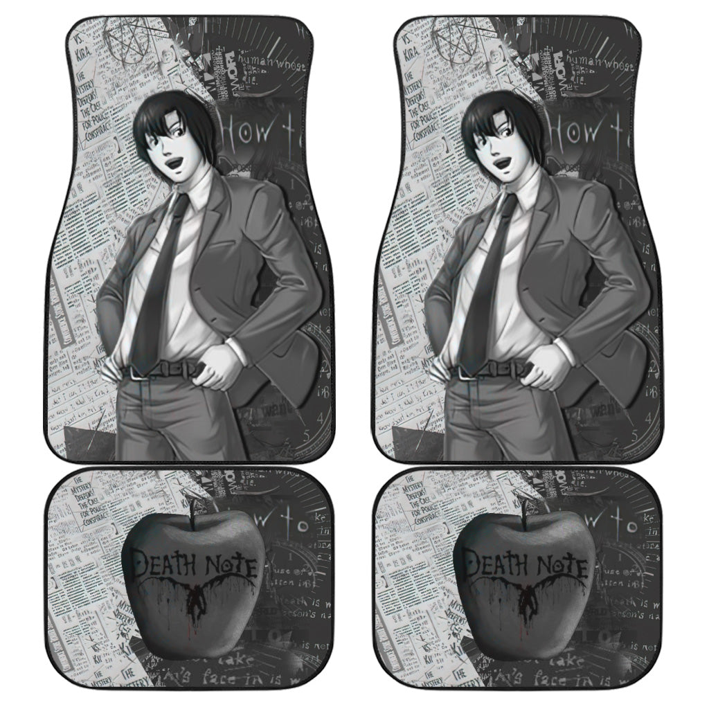 Touta Matsuda Car Floor Mats Cutsom Death Note Anime Car Accessories