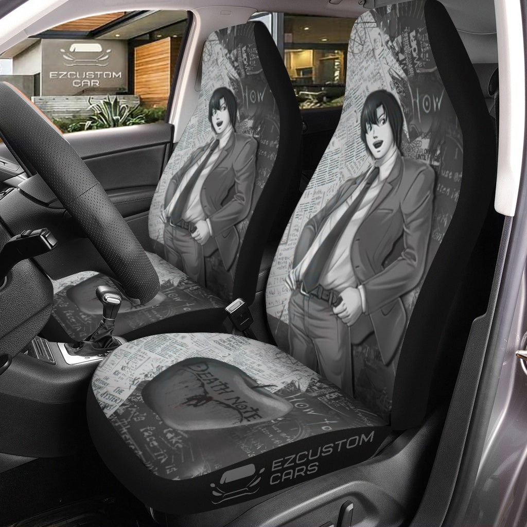 Touta Matsuda Car Seat Covers Cutsom Death Note Anime Car Accessories