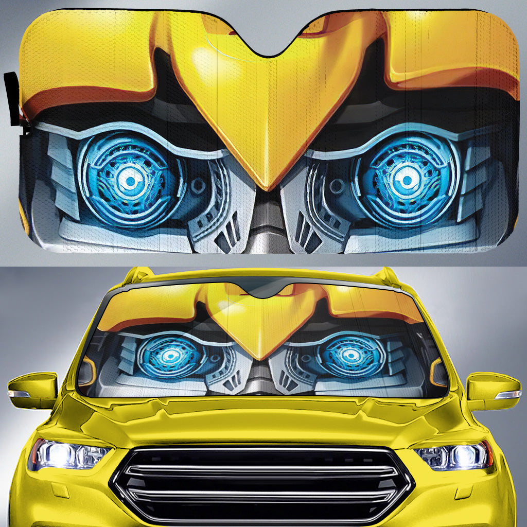 Transformer Bumblebee Eyes Custom Car Windshield Sunshades