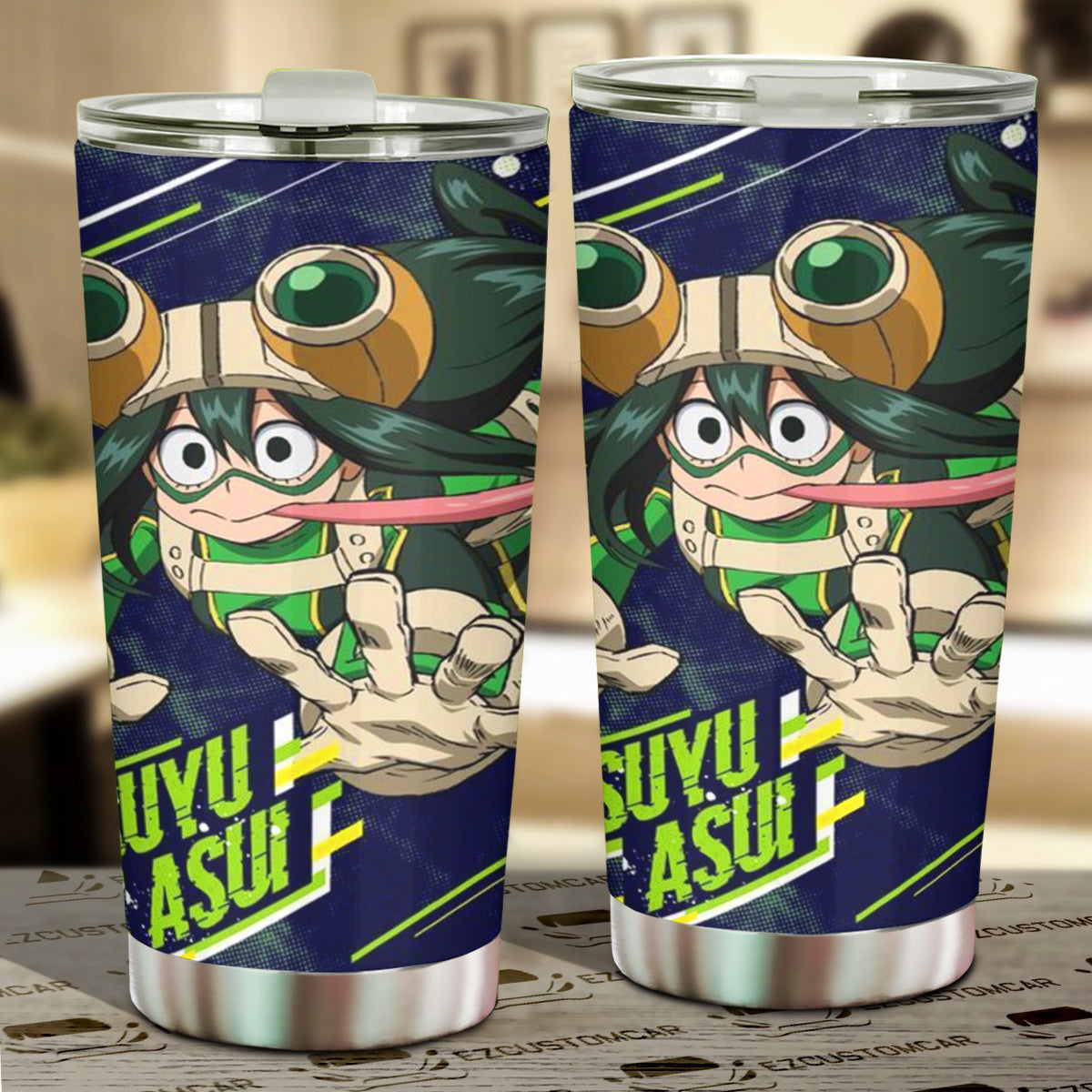 Tsuyu Asui Car Tumbler Cup Cutsom My Hero Academia Anime Car Accessories