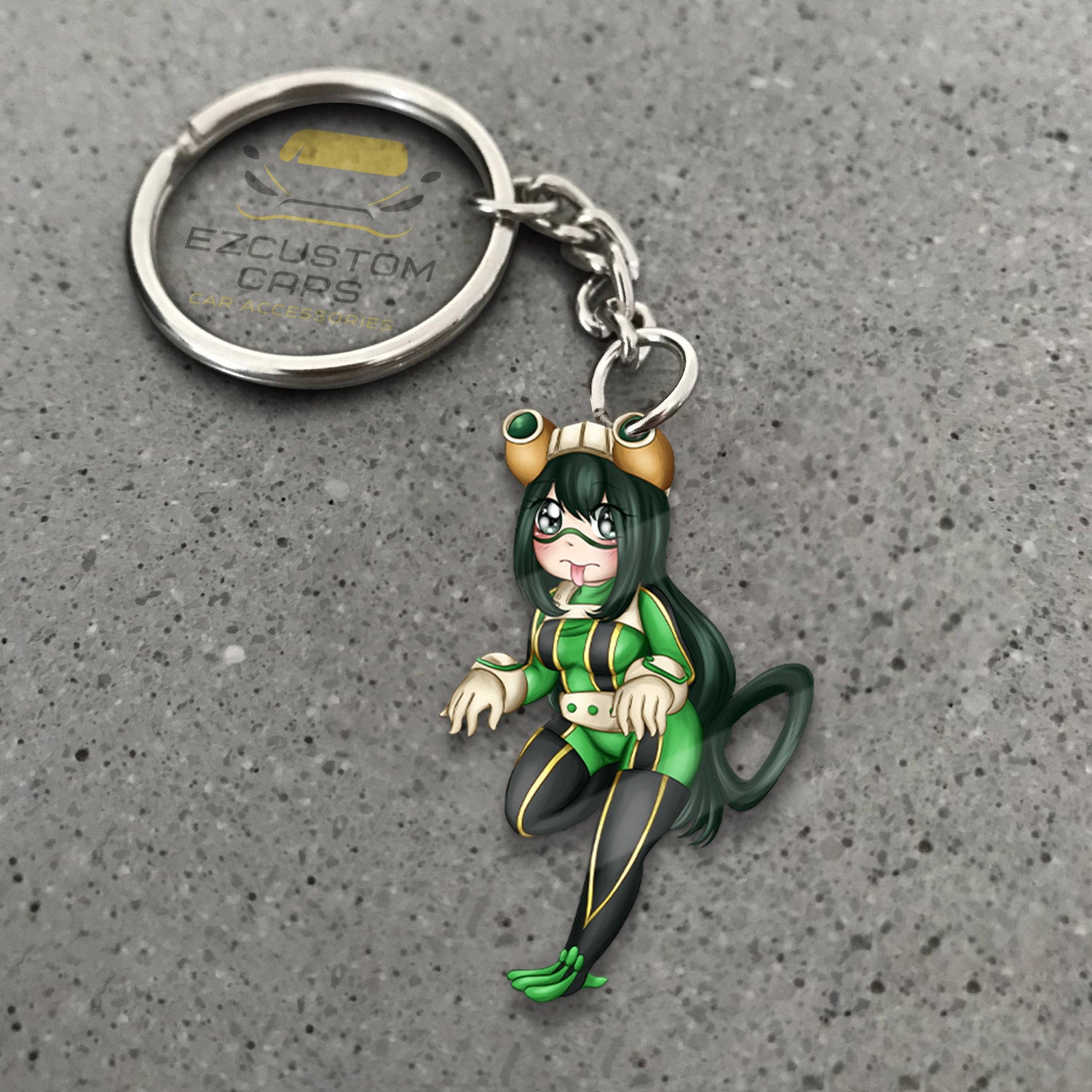 Tsuyu Asui Keychains Custom My Hero Academia Anime Car Accessories