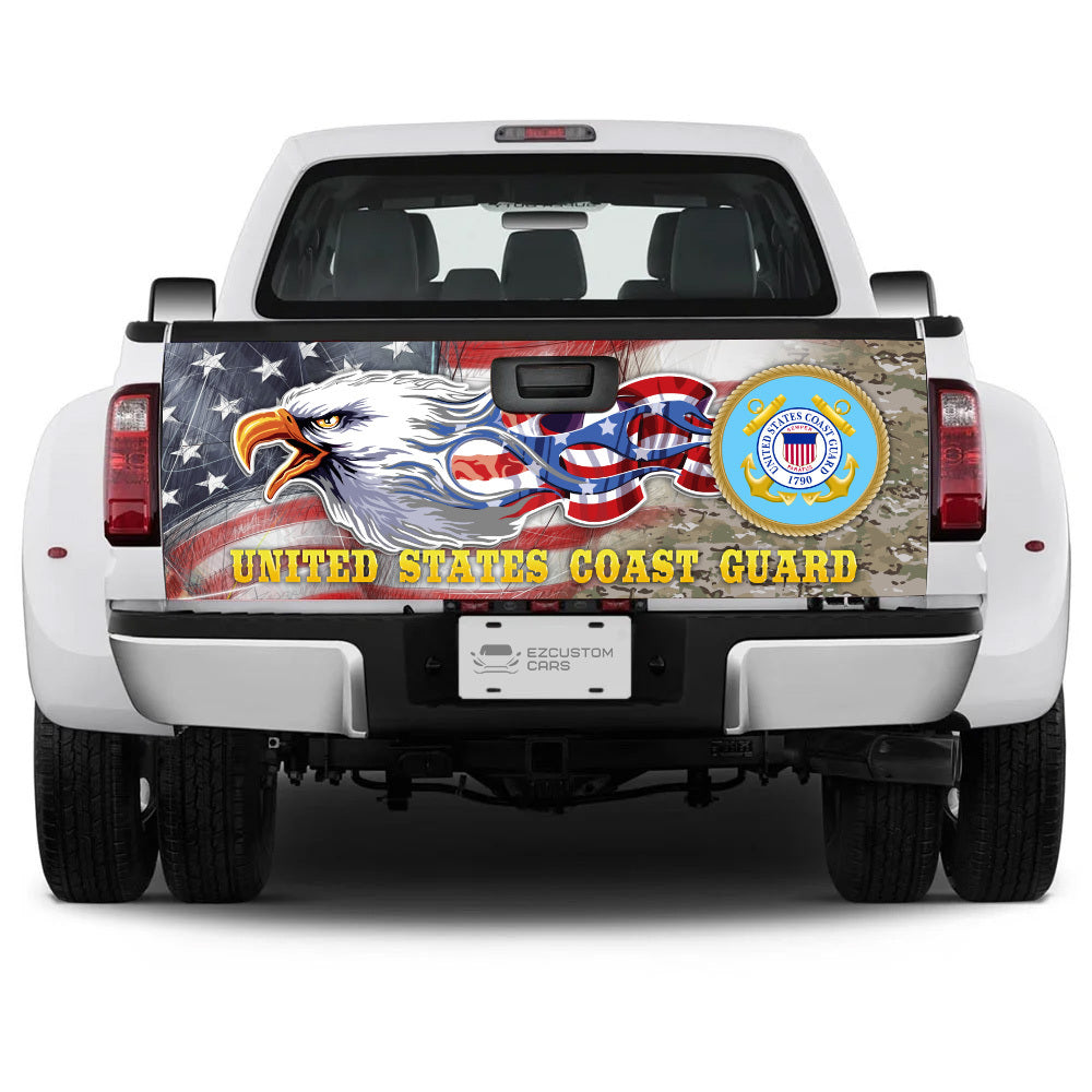 U.S. Coast Guard American Truck Tailgate Decal