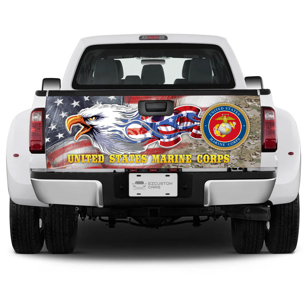 U.S. Marine Corps American Truck Tailgate Decal