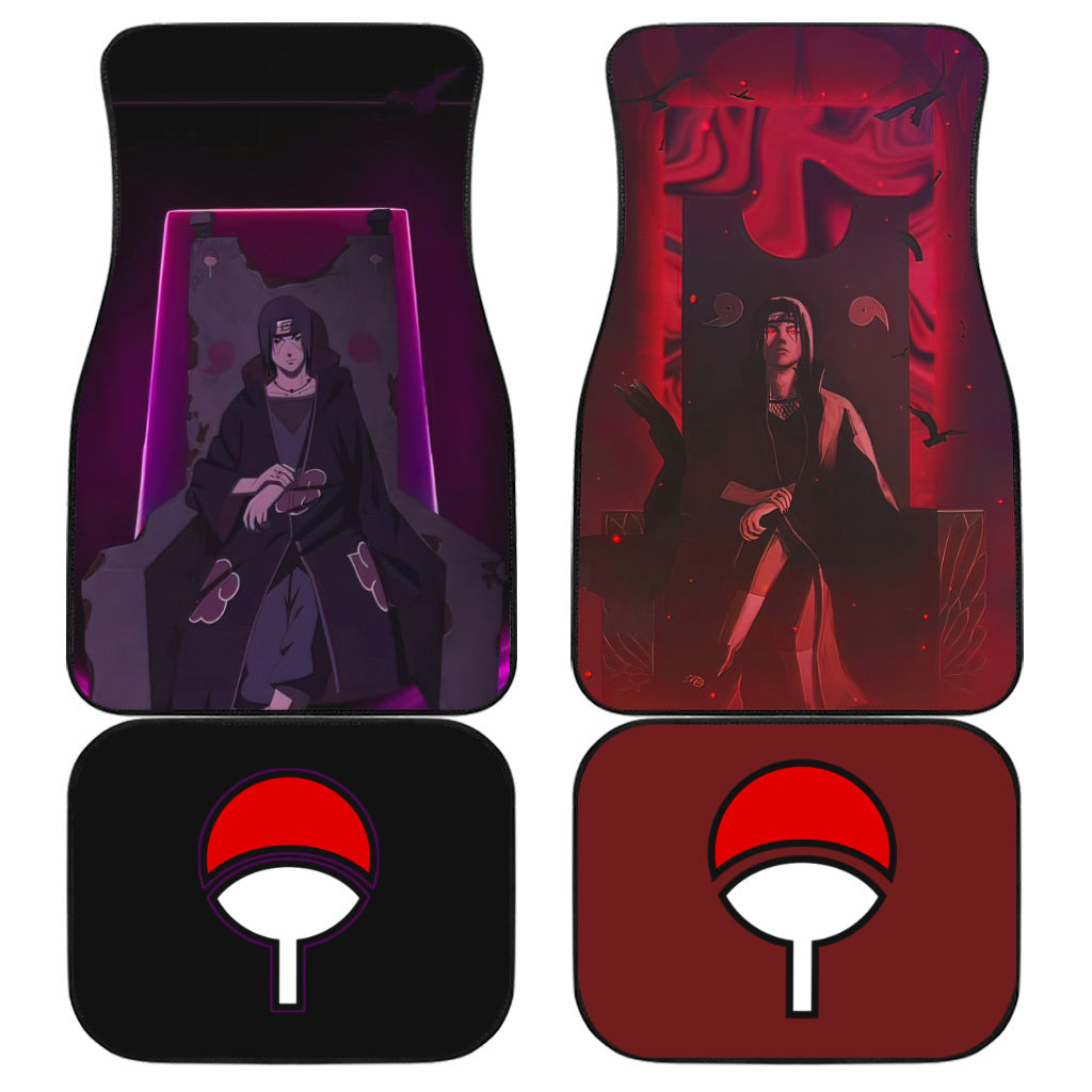 Uchiha Itachi Car Floor Mats Naruto Anime Car Accessories