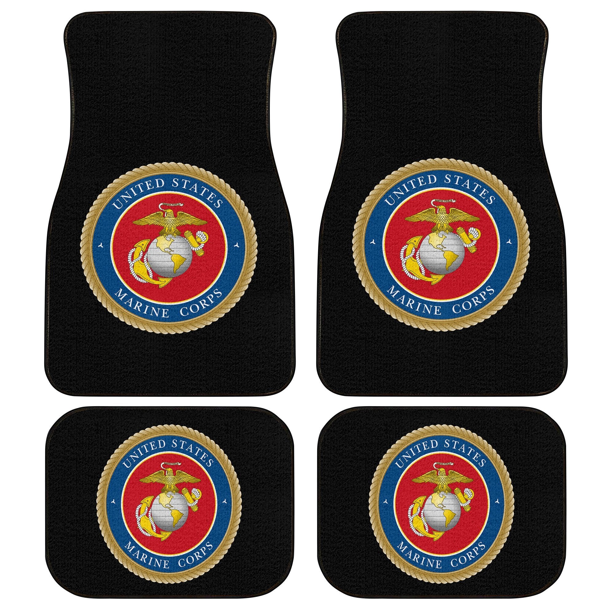 US Marine Corps Armorial Car Floor Mats