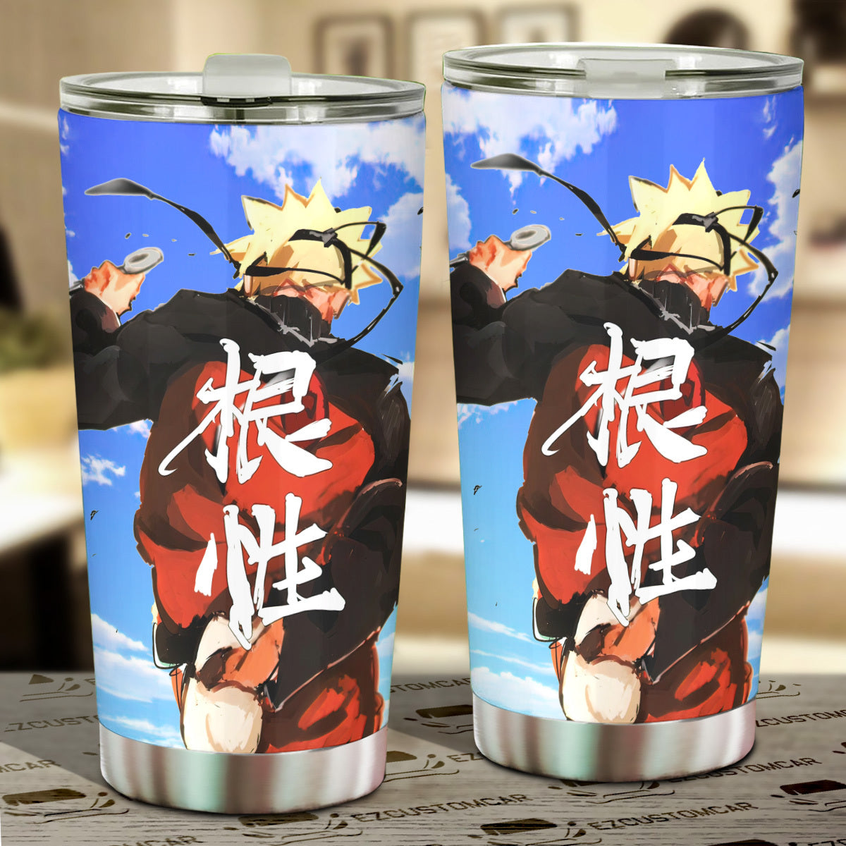 Uzumaki Car Tumbler Cup Custom Naruto Anime Car Accessories