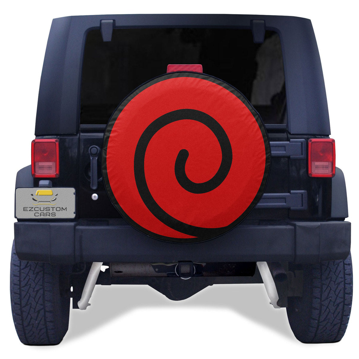 Uzumaki Clan Symbols Spare Tire Cover Custom Naruto Anime Car Accessories