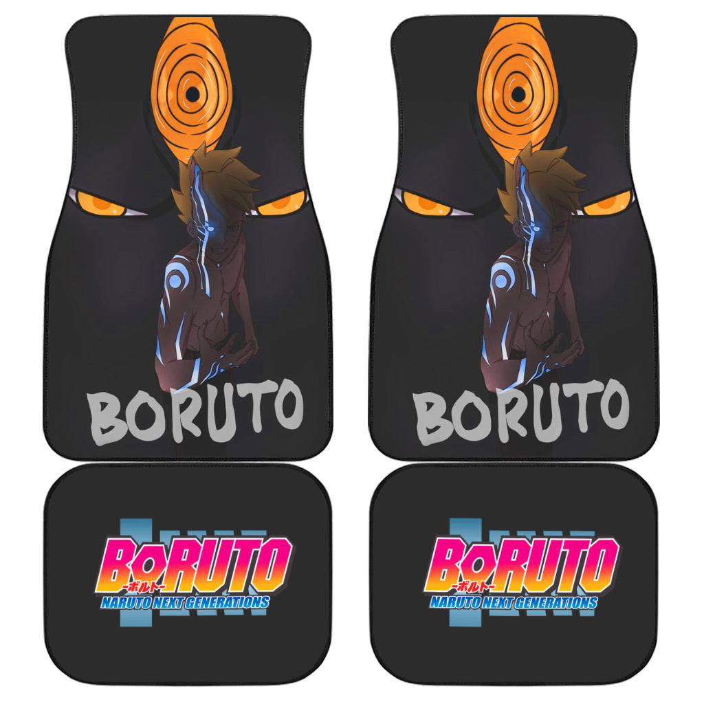 Uzumaki Naruto Car Floor Mats Custom Boruto Anime Car Accessories