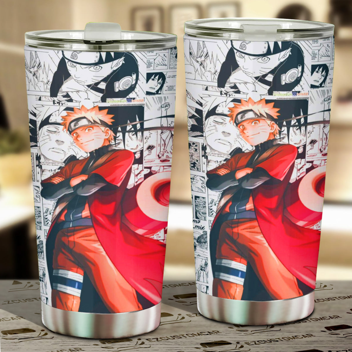 Uzumaki Naruto Car Tumbler Cup Custom Naruto Anime Car Accessories