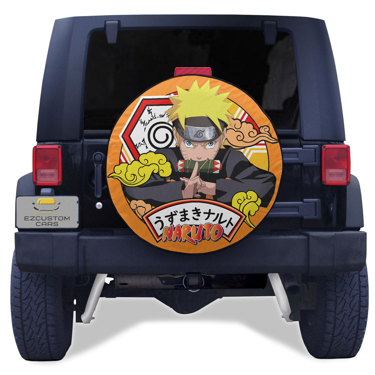 Uzumaki Naruto Spare Tire Cover Custom Naruto Anime Car Accessories